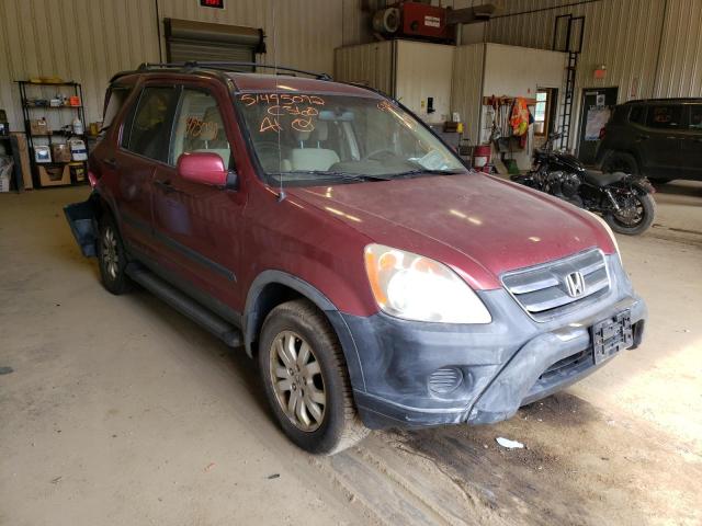 Salvage cars for sale from Copart Lyman, ME: 2006 Honda CR-V EX