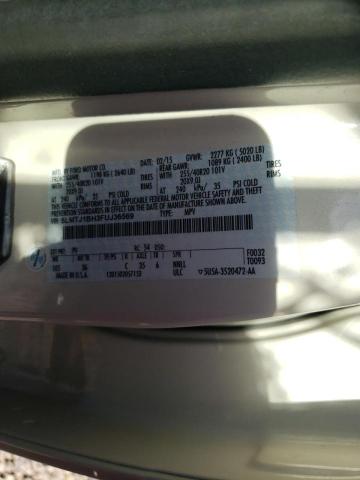 2015 LINCOLN MKC BLACK 5LMTJ1BH3FUJ36569
