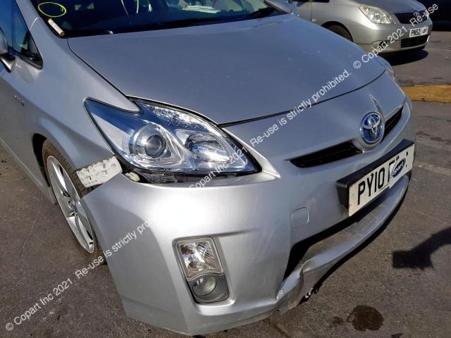 VIN: JTDKN36U005151168 Auction: COPART UK Lot: 51600392 Location: CHESTER JTDKN36U005151168 TOYOTA PRIUS 2010 SILVER Photo 10