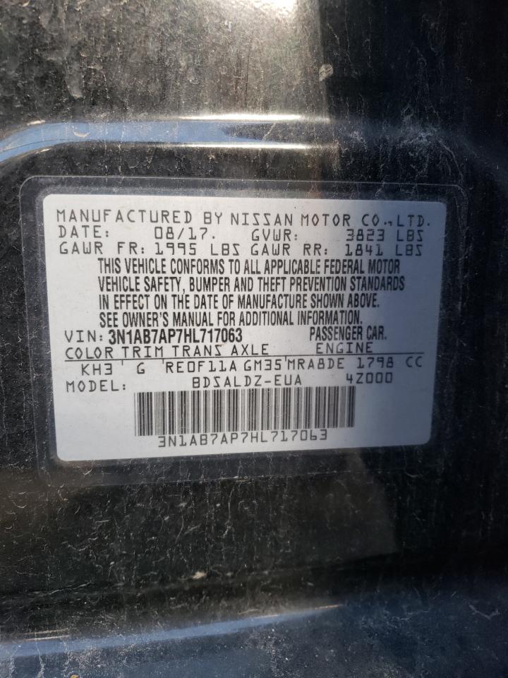 3N1AB7AP7HL717063 2017 Nissan Sentra S