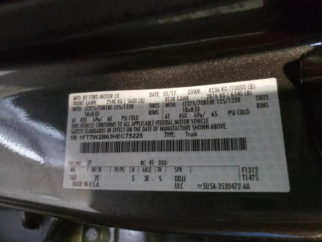 2017 FORD 150 1FT7W2B63HEC75225