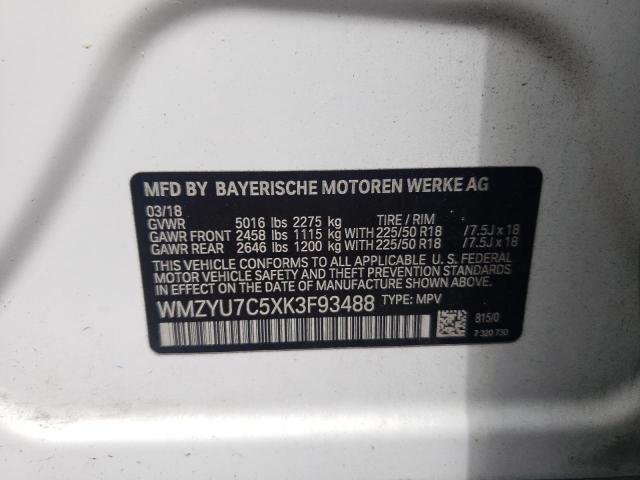 2019 MINI COOPER S E WMZYU7C5XK3F93488