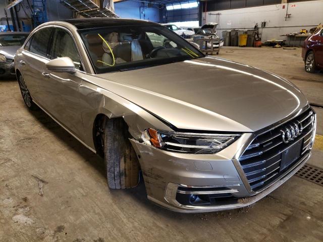 Salvage cars for sale from Copart Wheeling, IL: 2019 Audi A8 L