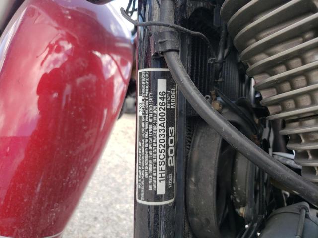 2003 HONDA VT1300 S 1HFSC52033A002646