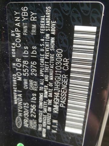 2016 HYUNDAI EQUUS KMHGH4JH9GU103080