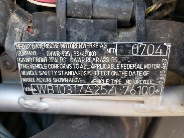 2005 BMW R1200 GS WB10317A25ZL76100