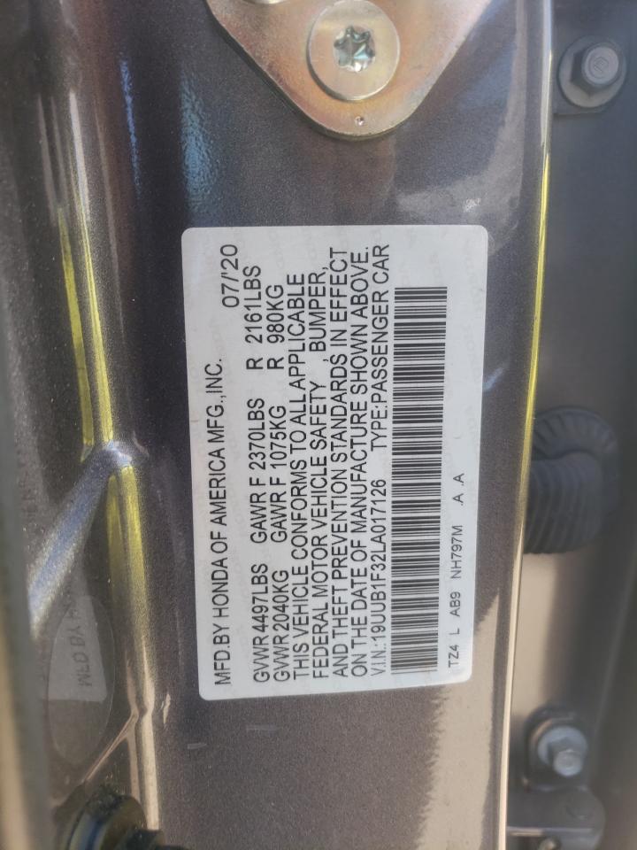 19UUB1F32LA017126 2020 Acura Tlx