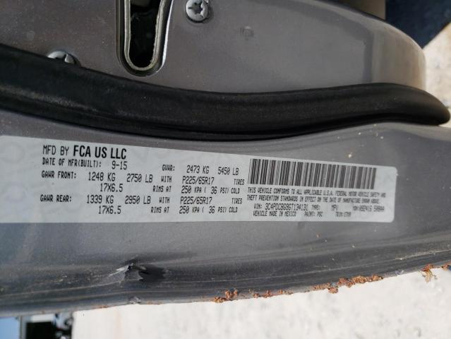 2016 DODGE JOURNEY SX - 3C4PDCBG9GT134131