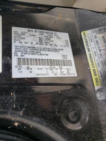 2007 Ford Expedition Eddie Bauer VIN: 1FMFU18577LA91759 Lot: 55364162