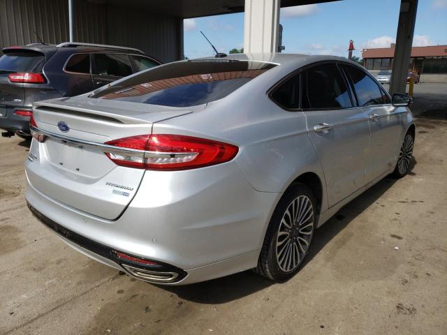 VIN 3FA6P0D97JR181460 2018 Ford Fusion, Titanium/Pl... no.4