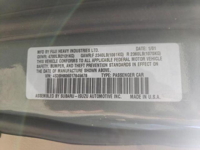 4S3BH806017645678 Subaru Legacy Outback H6 3.0 Ll Bean