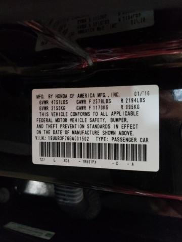 2016 ACURA TLX ADVANC 19UUB3F76GA001502