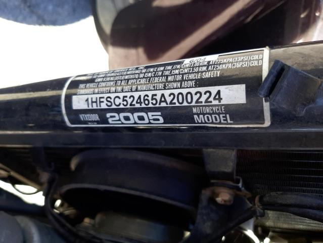 2005 HONDA VTX1300 R 1HFSC52465A200224