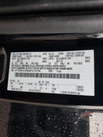 2016 FORD F150 2WD 1FTEW1CP8GFC11716