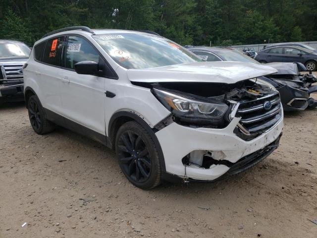 Salvage cars for sale from Copart Lyman, ME: 2017 Ford Escape SE