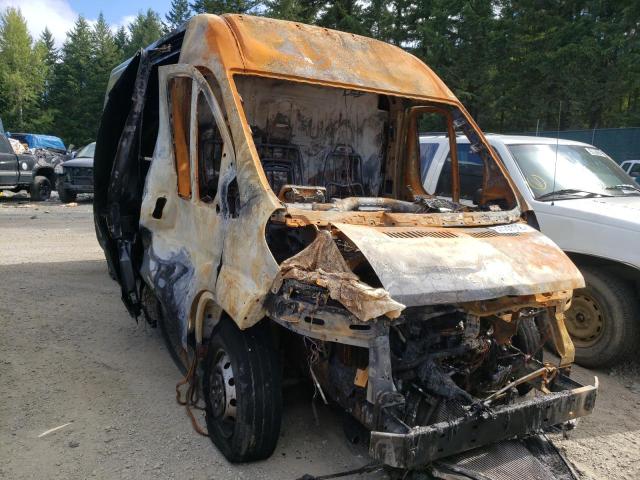 Salvage cars for sale from Copart Graham, WA: 2019 Dodge RAM Promaster