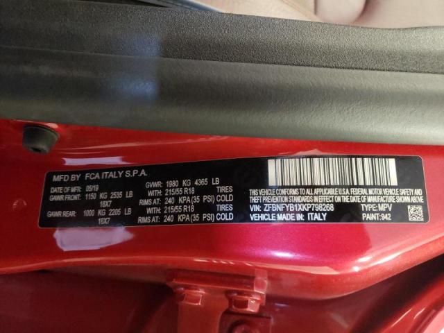 2019 FIAT 500X TREKK ZFBNFYB1XKP798268