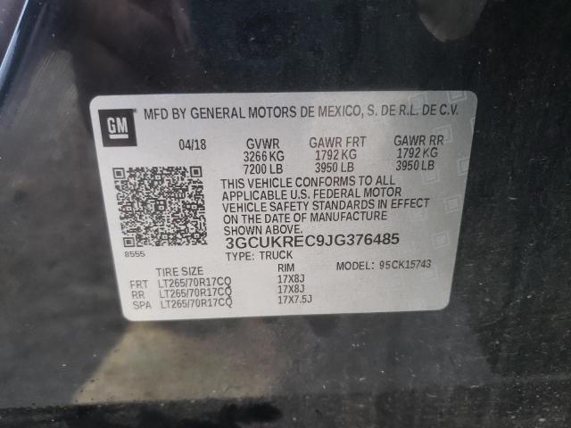 2018 CHEVROLET SILVRDO LT 3GCUKREC9JG376485