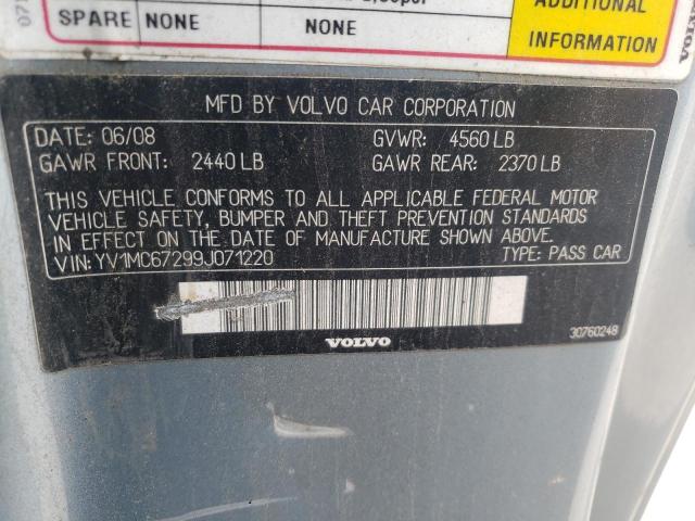 VOLVO C70 2009 BLUE Photo 10