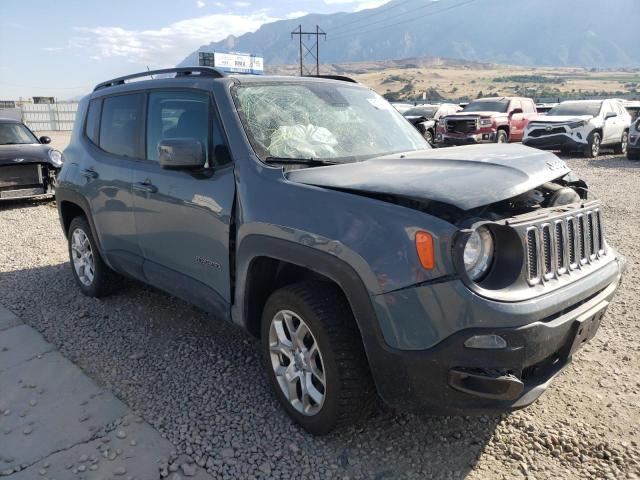 Salvage cars for sale from Copart Farr West, UT: 2017 Jeep Renegade L