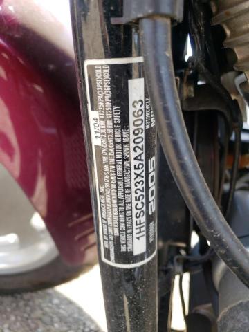2005 HONDA VTX1300 R 1HFSC523X5A209063
