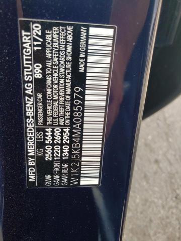 2021 MERCEDES-BENZ CLS 450 4M W1K2J5KB4MA085979