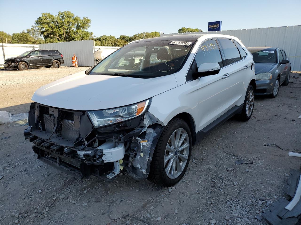 2017 Ford Edge Titanium vin: 2FMPK3K80HBB66960