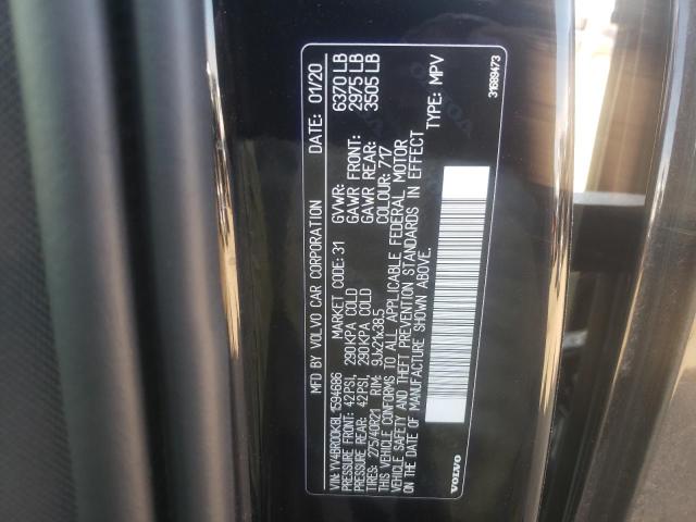 2020 VOLVO XC90 T8 MO YV4BR00K8L1594686
