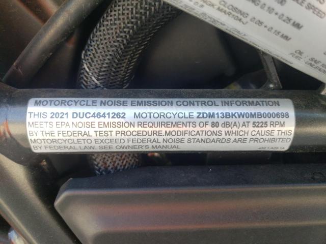 2021 DUCATI XDIAVEL ZDM13BKW0MB000698