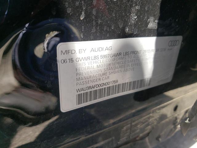 2016 AUDI A8 L TDI Q WAU3RAFD0GN001758