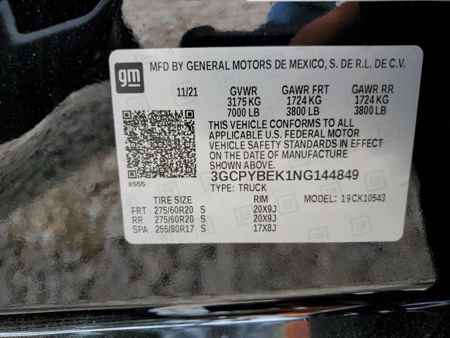2022 CHEVROLET SILVRDO LT 3GCPYBEK1NG144849