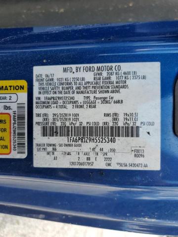 2017 FORD MUSTANG SH 1FA6P8JZ9H5525340