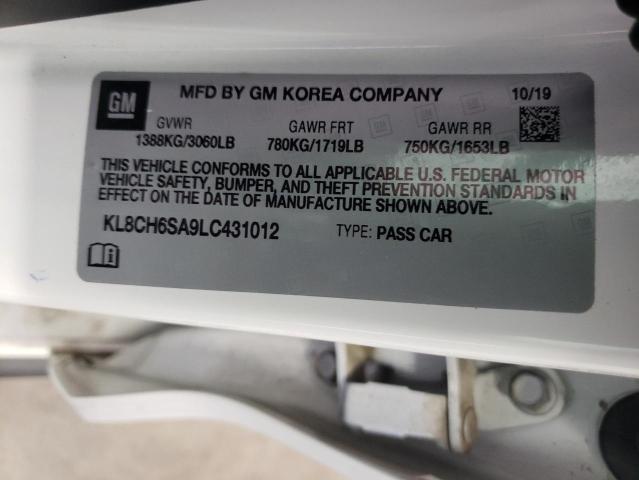 2020 CHEVROLET SPARK ACTI KL8CH6SA9LC431012