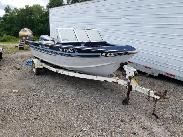 Salvage cars for sale from Copart Ellwood City, PA: 1991 Sylvan Boat Only