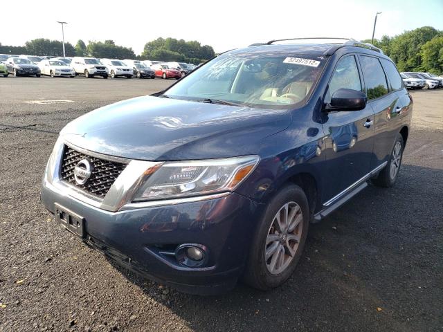 NISSAN PATHFINDER 2013 BLUE Photo 2