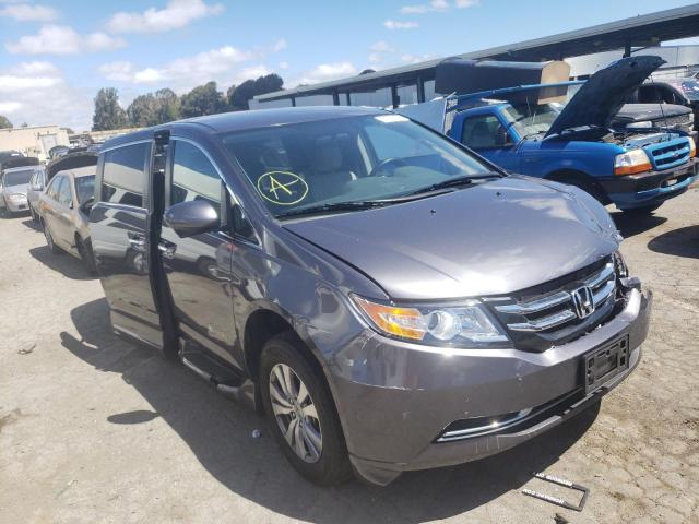 Salvage cars for sale from Copart San Martin, CA: 2016 Honda Odyssey EX
