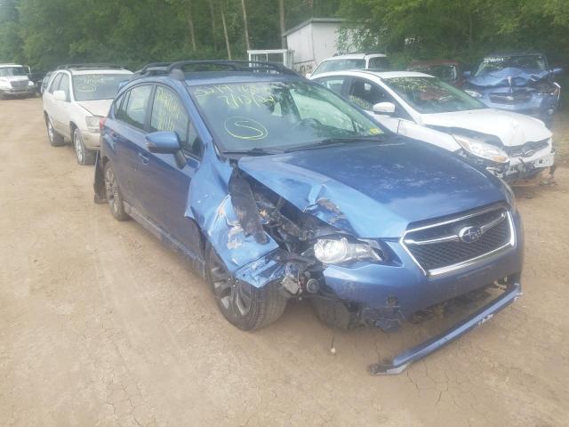 Salvage cars for sale from Copart Warren, MA: 2015 Subaru Impreza SP