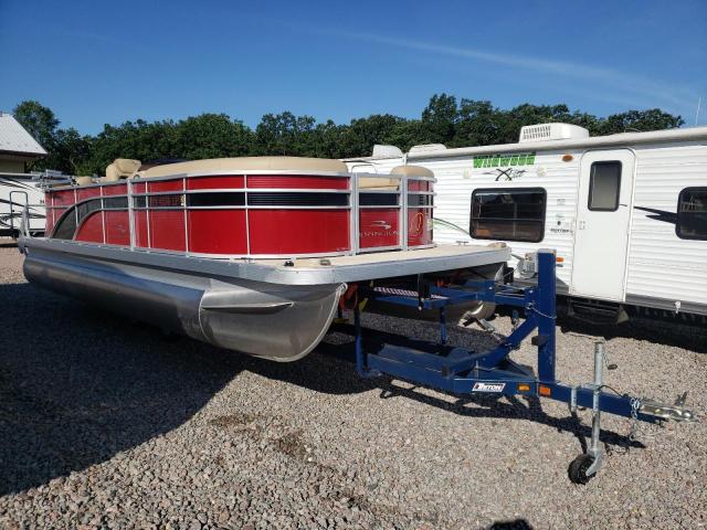 Salvage boats for sale at Avon, MN auction: 2017 Bennche Pontoon