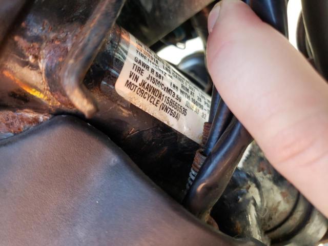 2005 KAWASAKI VN750 JKAVNDA115B555535