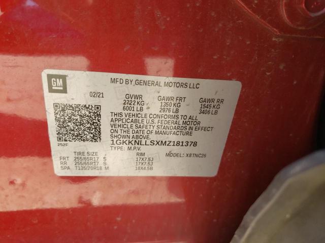 2021 GMC ACADIA AT4 1GKKNLLSXMZ181378