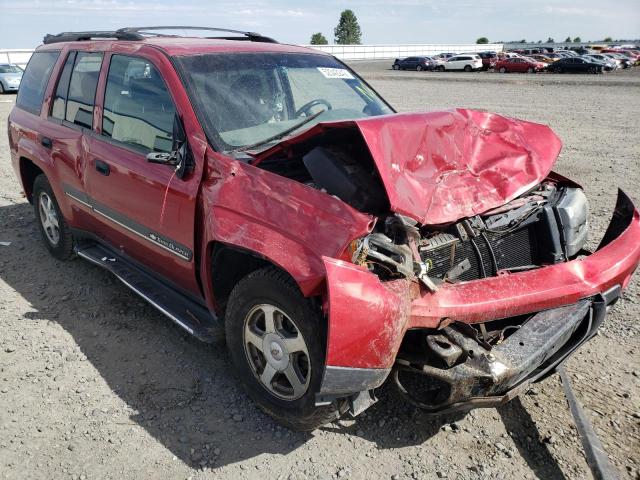 Chevrolet Trailblazer salvage cars for sale: 2002 Chevrolet Trailblazer