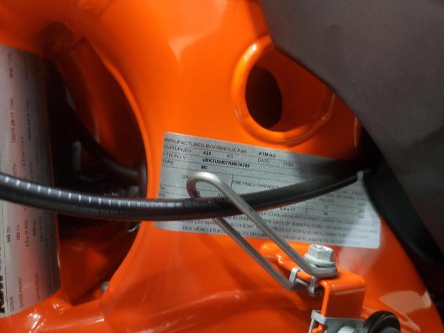 2022 KTM 890 DUKE R VBKTU9407NM830389