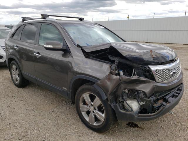 Salvage cars for sale from Copart Nisku, AB: 2013 KIA Sorento EX