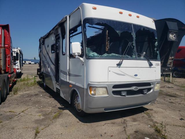 Salvage trucks for sale at Woodhaven, MI auction: 2003 Wind 2003 Ford F550 Super Duty Stripped Chassis