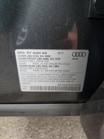 2018 AUDI SQ5 PRESTI WA1C4AFY0J2107053