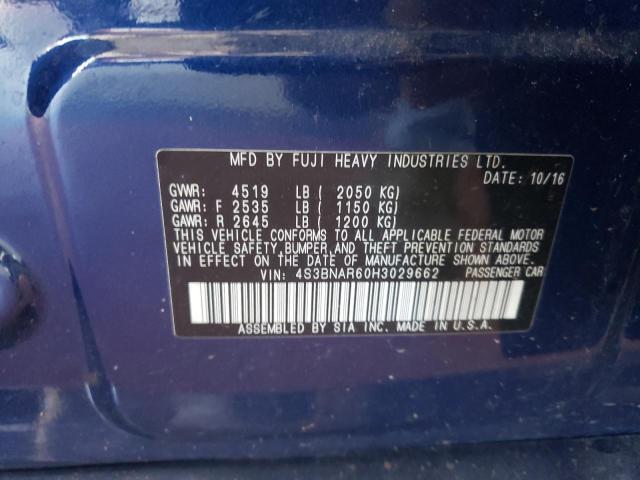 4S3BNAR60H3029662 Subaru Legacy Sport