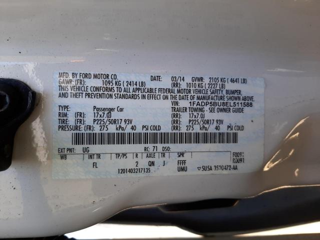 1FADP5BU8EL511588 Ford C-MAX SEL