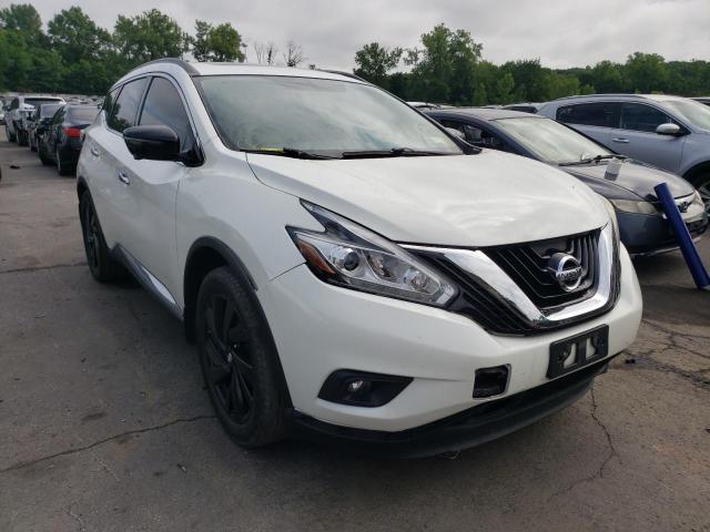 Salvage cars for sale at Marlboro, NY auction: 2017 Nissan Murano S
