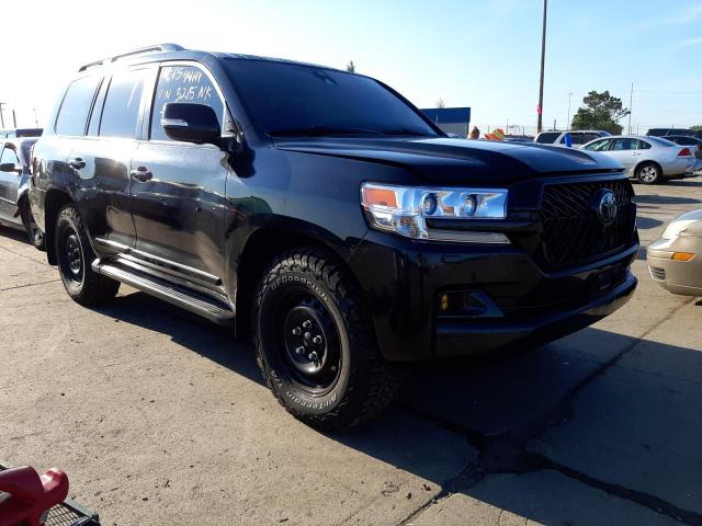 Salvage cars for sale from Copart Woodhaven, MI: 2019 Toyota Land Cruiser
