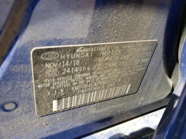 2019 GENESIS G70 ADVANC KMTG64LA7KU031302